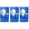 GE (case of 3) GE refresh LED 3 way A21, Energetic Daylight, 5,13,19 watt,