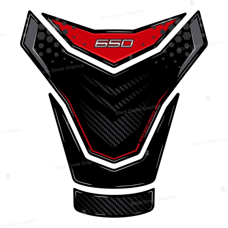 3D Resin Stickers Tank Protector Compatible with Kawasaki Versys 650