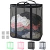Laundry Hamper Large Capacity Foldable Laundry Hamper Freestanding Mesh Breathable