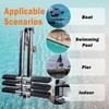 XinKunmarine 3 Step Boat Ladder, Stainless Steel Dive Boarding Ladders