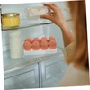 Tofficu Egg Storage Container Fridge Organiser 8 Egg Holder Box