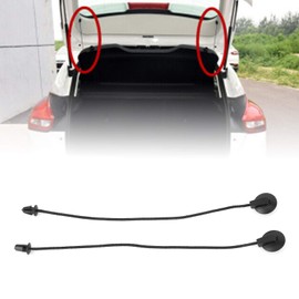 Parcel Shelf Fixing Strap, 2pcs Parcel Shelf Fixing Cord Package Tie Down, CV6Z5846538A, Rear Inner Tonneau Hatch Cover Lift String Strap Fit for Focus MK3 2012‑2017