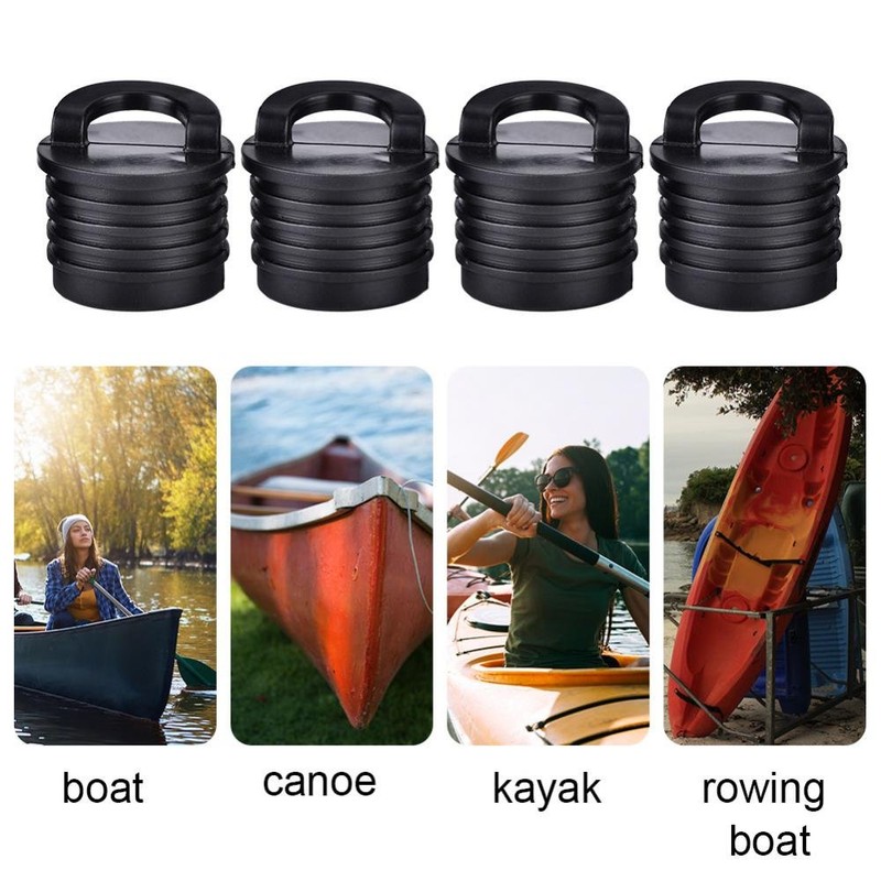 Alomejor Kayak Marine Boat Scupper Stopper BoathBung Tapones de Drenaje