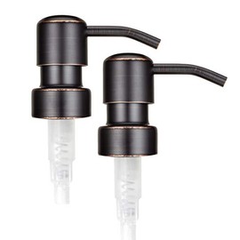 Jarmazing Products Oil Rubbed Bronze Modern Metal Soap and Lotion Replacement Pump - Two Pack