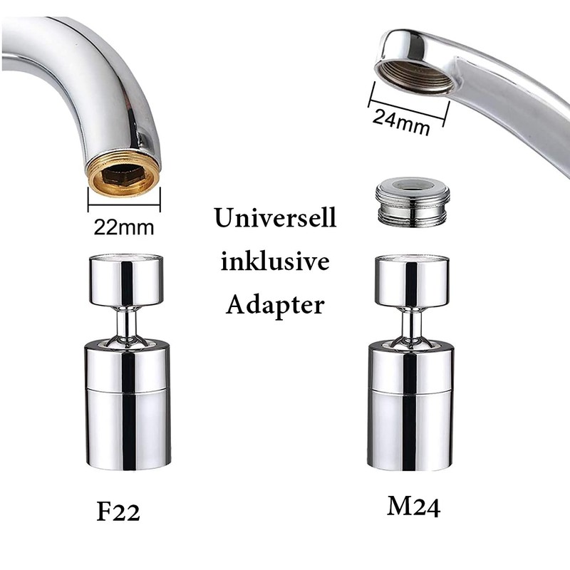 FlyHigh 360 Degree Rotating Swivel Head Water Saving Tap Aerator