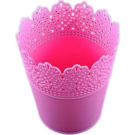 Torten Deko Shop Decoration Pink Plastic Vase