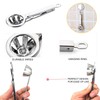 OFKPO Stainless steel egg slicer, egg divider divides eggs into