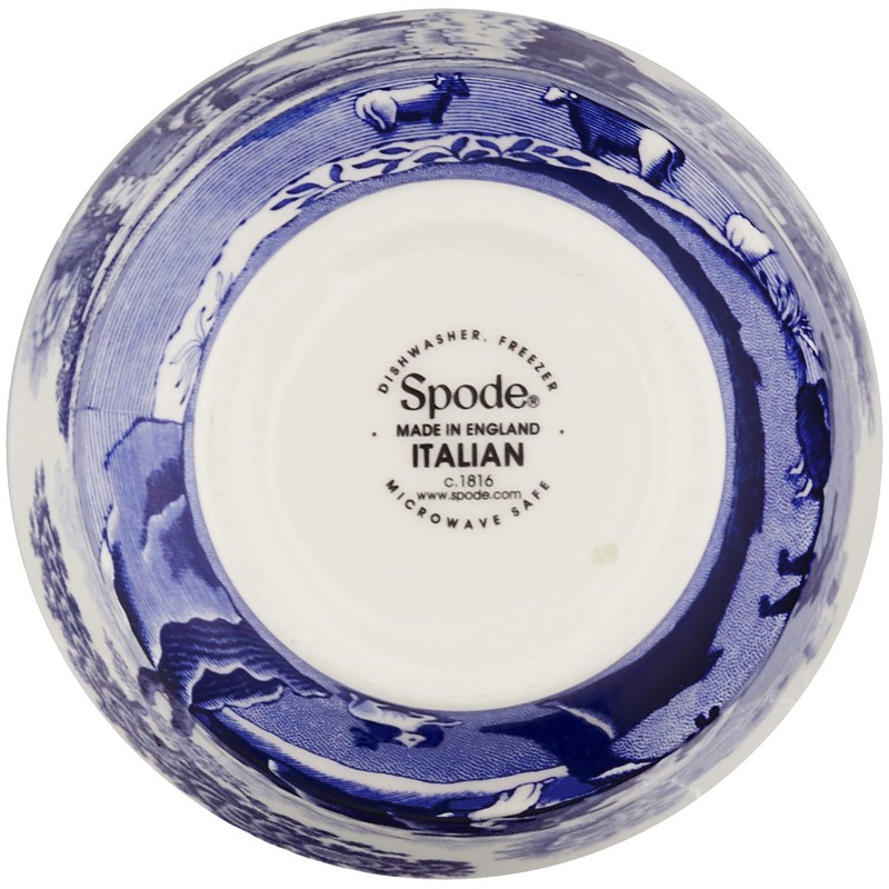 Spode 1630 Sugar Pot, Blue, 4.3 inches (11 cm), Blue