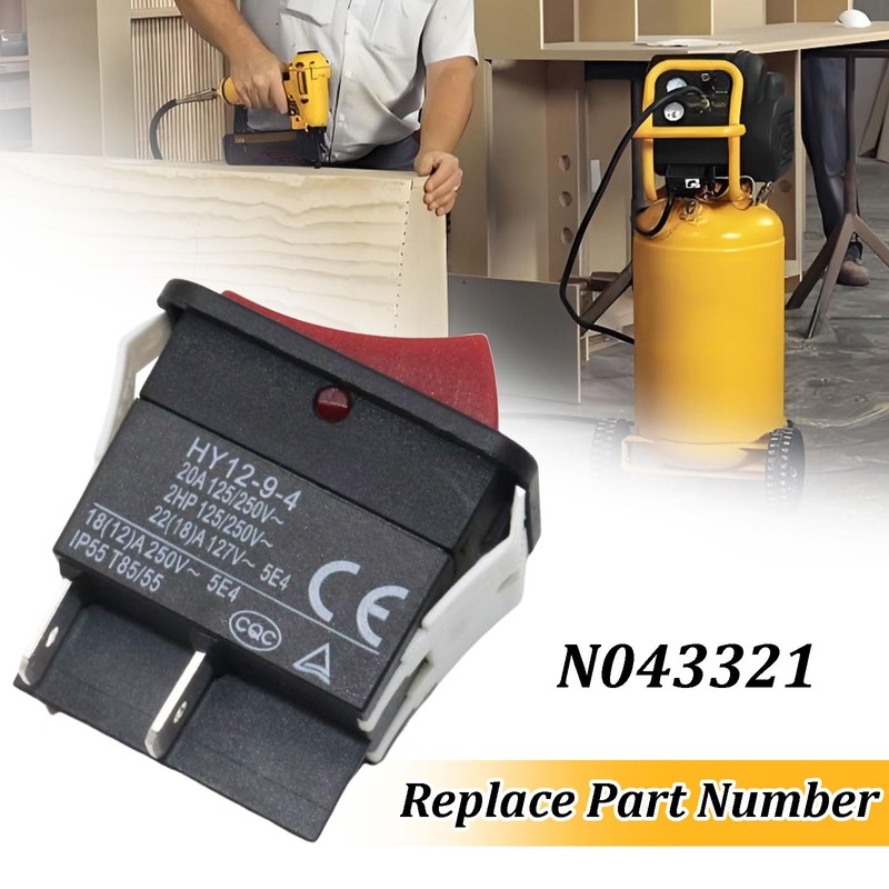 Rocker Switch 4Pin Fit for DeWalt D55168 D55146 D55167 Air