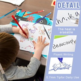 DWFEYOI Refills, Compatible with Legami, Tip 0.7 mm, Height 13 cm, Erasable Ink Roll, Legami Refills, Legami Replacement Refills (Colourful, 12)