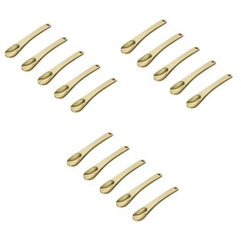 Healeved 15pcs Metal Makeup Spatula Scoop for Facial Cosmetic Applications for Creams Masks and Moisturizers Compact and Convenient for Travel