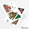 Stickerscape Christmas Window Stickers (Christmas Village) | Christmas Window Decorations