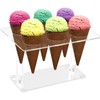Ailelan Cone Display Stand - Clear Acrylic Ice Cream Cone