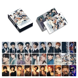 MeiYiYou ANITEEZ Photocards,4Pack/120Pcs ANITEEZ Albums Lomo Cards for Greeting Collection(Black)