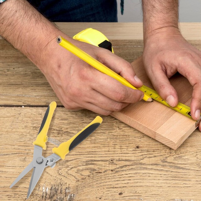 DOITOOL Multipurpose Heavy Duty Scissors: Metal Cutting Scissors Straight Shears