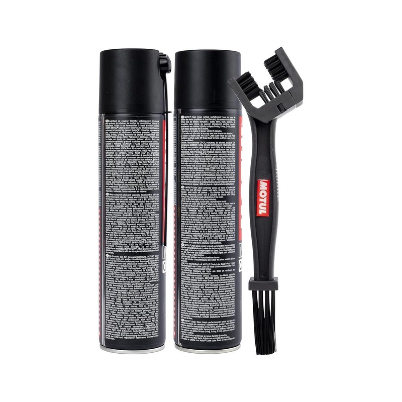 Motul C4 400ml + C1 400ml + Chain Cleaning Brush