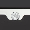 KA Mirror Chrome Aston Martin Logo Laser Etched Stainless Steel