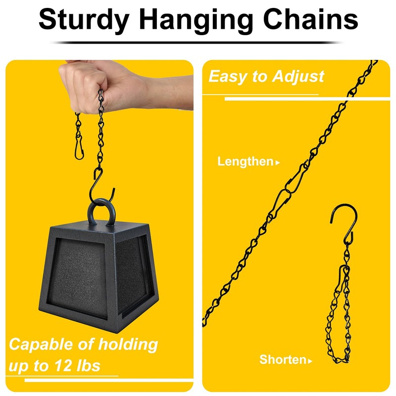 TAORISH 6 Pack 9.5 Inch Hanging Chain for Bird Feeders,