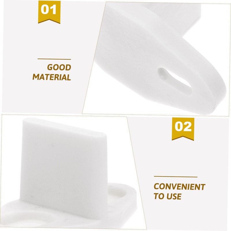 Ciieeo 2pcs Barn Door Guide Stopper Floor Track Stop Supply