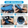 Hard Hat Top Pads and Sweatbands for Safety Helmet, Washable