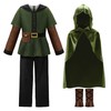 ReliBeauty Boy's Archer Costume with Cape, 130