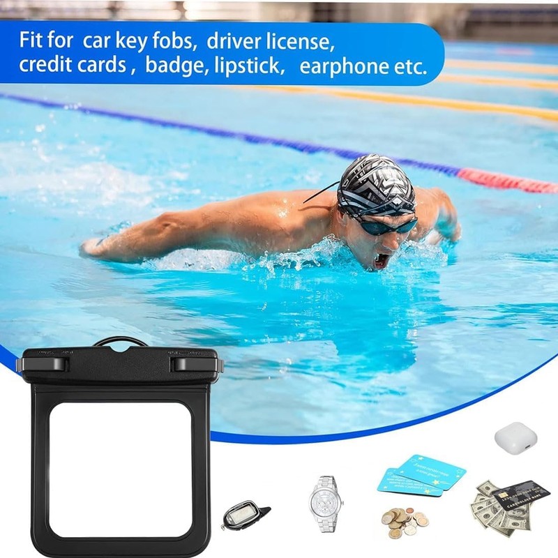 Khxriypha 2 Pack TPU Waterproof Car Key Fob Shell Case