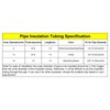 PATIKIL 3/8 Inch ID x 6 ft Pipe Insulation Tubing,