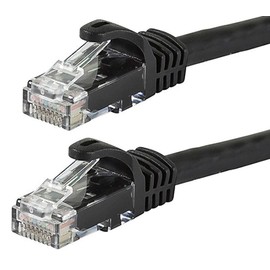 Astrotek CAT6 Premium RJ45 Ethernet Network LAN UTP Patch Cord, Black, 0.25 Meter