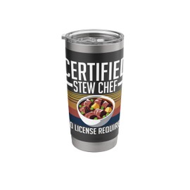 Beef Stew Humor Thanksgiving Food Roast Beef Chef Stainless Steel Insulated Tumbler