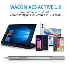 Active Stylus Pen for LG V60, Velvet, Wing and LG Gram 2-in-1 Laptop 14T990/14T90N/16T90Q (Confirm Compatible Model Before Order)