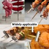 MIUPOO Barbecue Skewer Clamps,Barbecue Buckle,Baking Fixing Clip,Kabob Skewers with Push