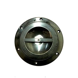 (Black) - Automotive Authority 13cm Round Access Hatch Cover Deck Plate for RV Marine Boat