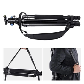 Tripod Carrying Strap, Outdoor Lightweight Single Shoulder Strap Carrier Adjustable 62-80cm for Tripod Light Stand