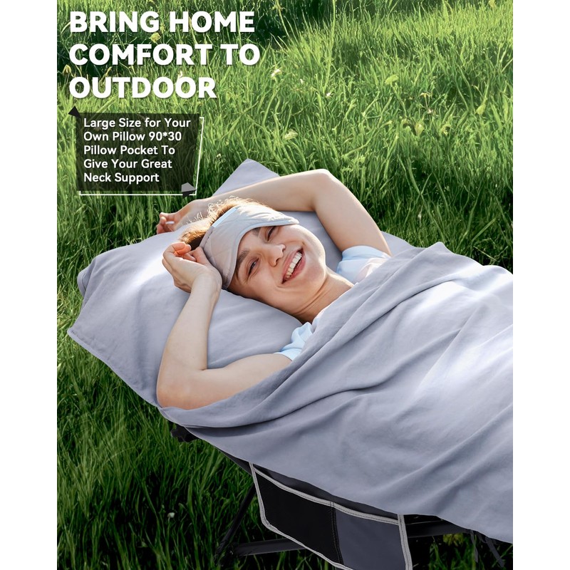 Sportneer Hut Sleeping Bag - 2-in-1 Sleeping Bag Travel Sleeping