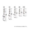 Orludo qb500058a01n0 Sarkan Connector Rolling Swivel Quick Snap Gimmick #2#4#6#8#10
