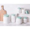 DII Kitchen Accessories Collection Ceramics, Cookie Jar, Aqua