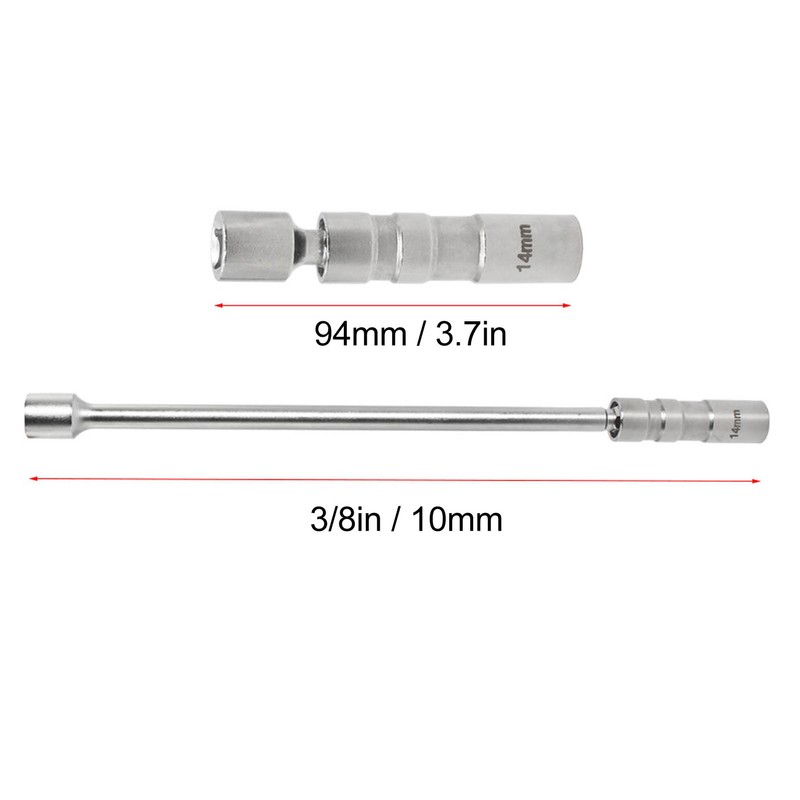 2pcs Spark Plug Socket Magnetic 14mm 16mm Thin Wall Spark