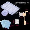Embroidery Floss Organizer Box Set, 200 Pcs White Plastic Flossand