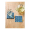 LECIEN CSK98952 CSK98952 Embroidery Kit, Pair of Sashiko Coasters Approx.
