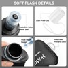 CXWLJL 250ml Soft Flask Soft Water Bottle for Running, Hiking,