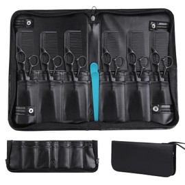 Hair Stylist Shear Scissors Holder Bag Shear Holder Shear Cases for Hairstylists Grooming Scissors Storage Barber Pouch Cases for Hairdressers, Professional Scissors Organizer Bag Salon Tools Case