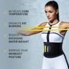 CAMBIVO Waist Trainer Men Women, Waist Trimmer Sweat Belt, Adjustable