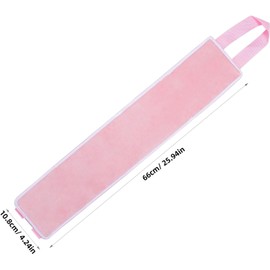 VILLCASE Aplicador de Bronceado para Espalda de Tela Aterciopelada Color Rosa Tira Ajustable para Aplicación Uniforme de Loción Autobronceadora Accesorio Ergonómico para Cuidado Corporal