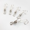 Multipurpose stainless steel hook loop Tongs (medium size) 20ea