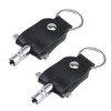 Dnyta 2 Pack T-Shaped Drum Tuning Key with Leather Key