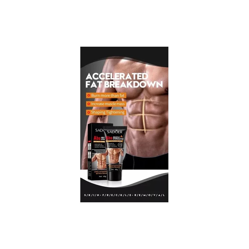 Crema Abdominal Quemagrasa Kit Adelgaza Slim Parches 1 Mes