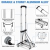 KEDSUM Mini Luggage Cart with Wheels Foldable, Lightweight Trolley Cart