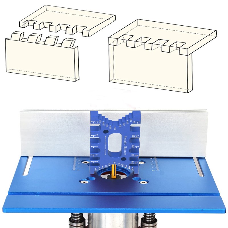 Dovetail Jig Tenon Caliper High Accuracy Laser Scales Carpentry Router