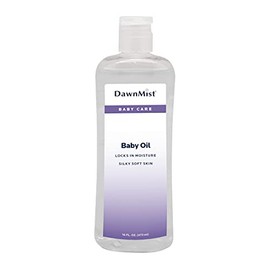 Dukal Dawn Mist Baby Oil with Dispensing Cap, 16 oz. Bottle (Pack of 1)