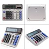 Large Computer Electronic Calculator Counter Solar & Battery Power 12